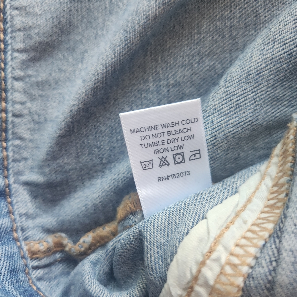 Denim Wrap Jacket - Blue - Picture 12 of 13